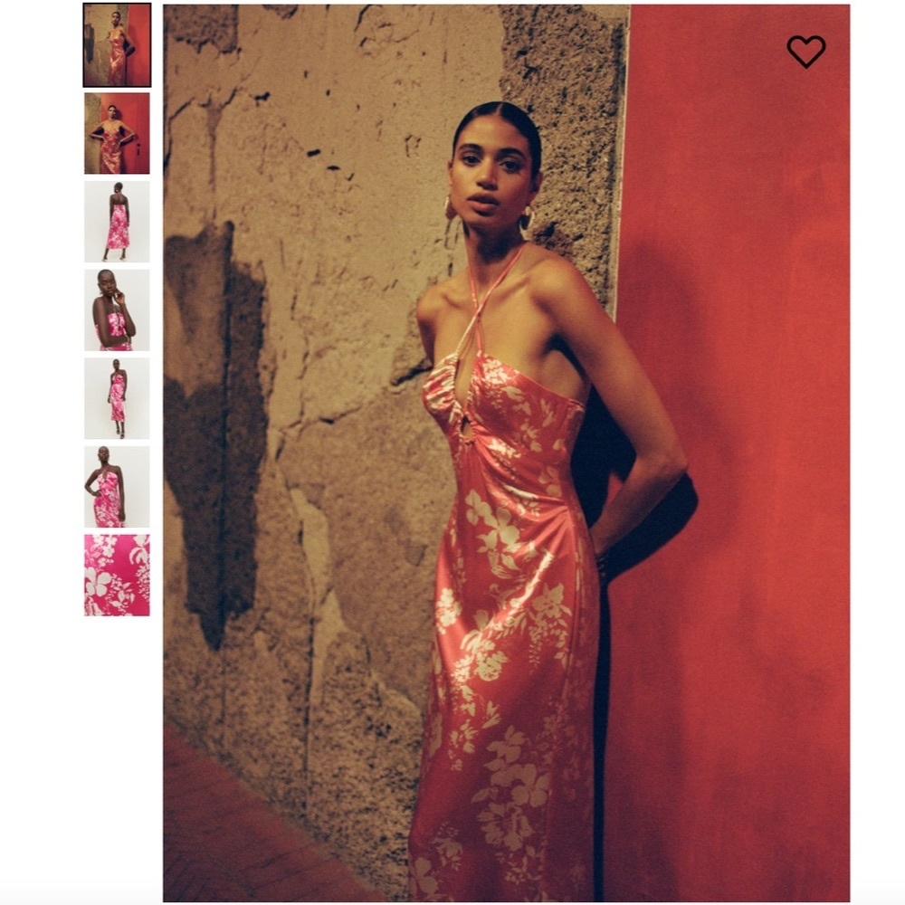 REFORMATION - Antoni Silk Dress